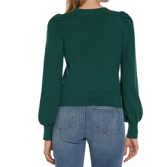 New Green bow cardigan - Picture 4 of 5